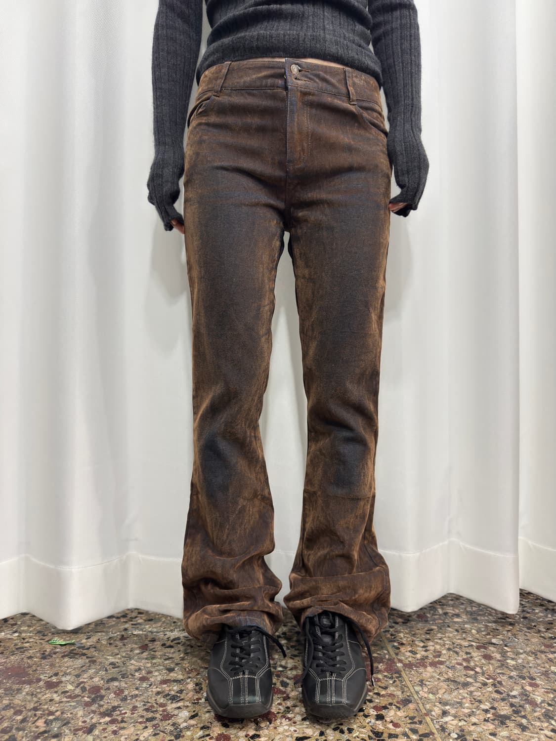 weatherland basics grunge bootscut pants 상품이미지1