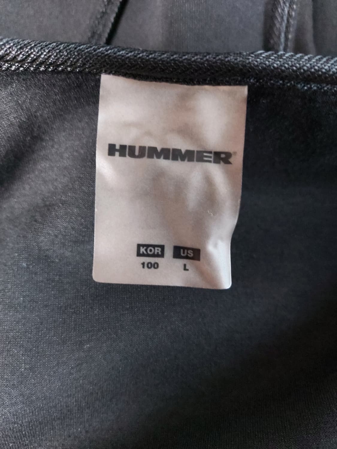 HUMMER 험머 블랙후드 집업 (L)
 상품이미지6
