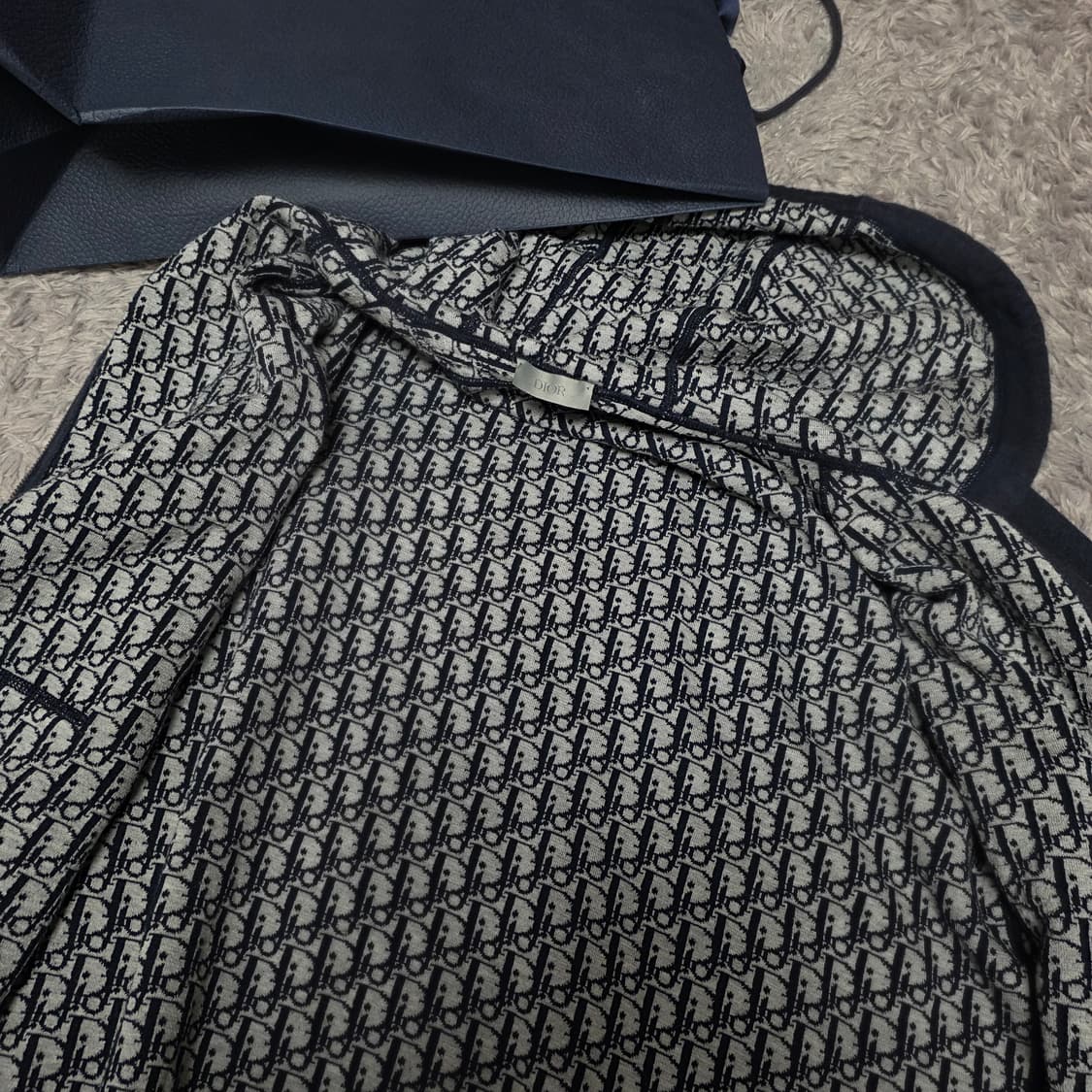 {클로젯}[M][풀구성]디올 캐시미어 오블리크 후드집업 상품이미지4