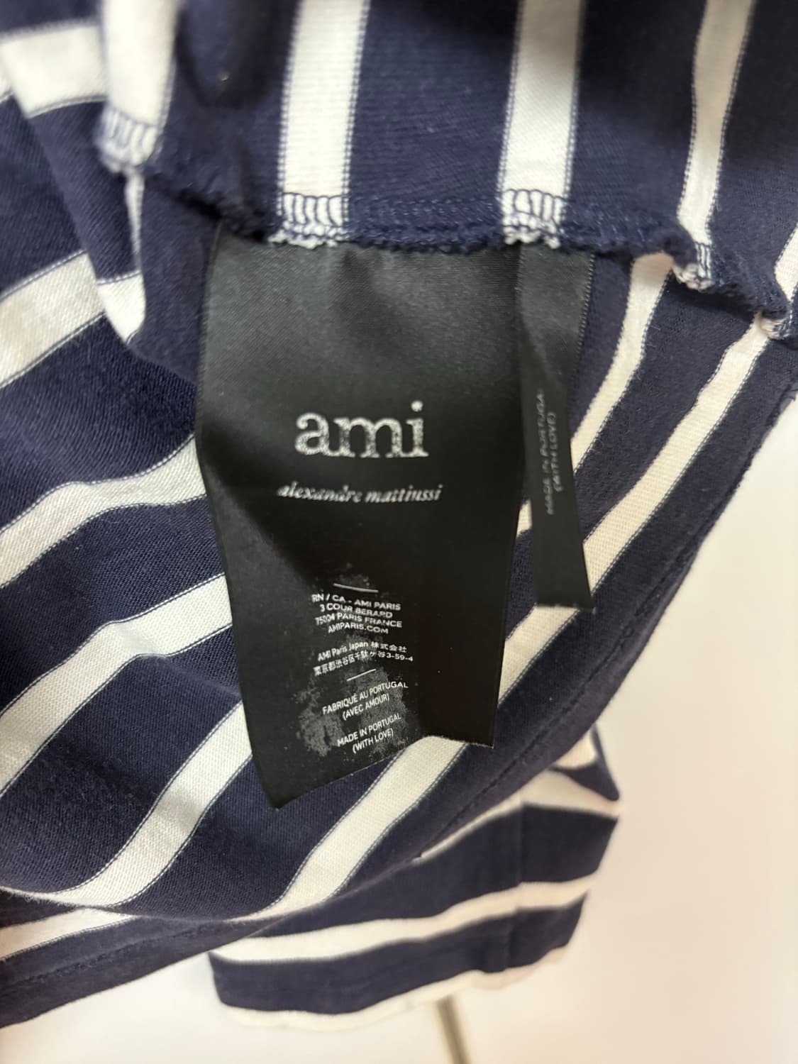Ami 아미 스트라이프 롱슬리브 티셔츠 상품이미지5