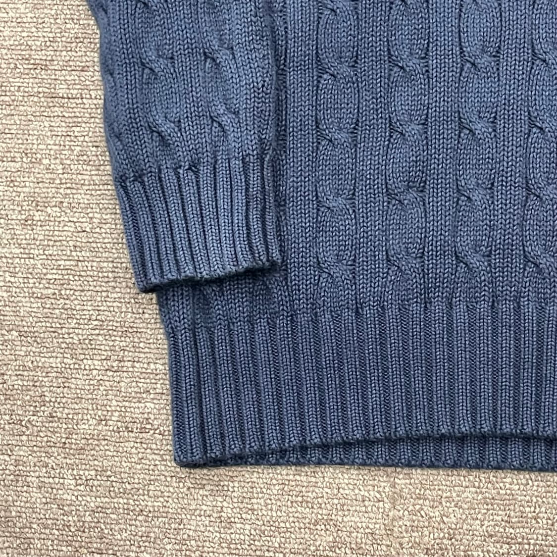 (L) POLO 폴로 랄프로렌 스포츠 케이블  브이넥 니트 상품이미지5