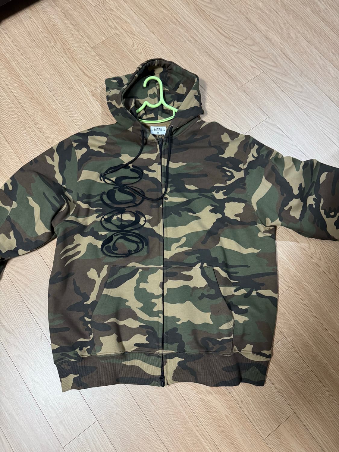 Closedoor ellipse hoodie zip camo 상품이미지3