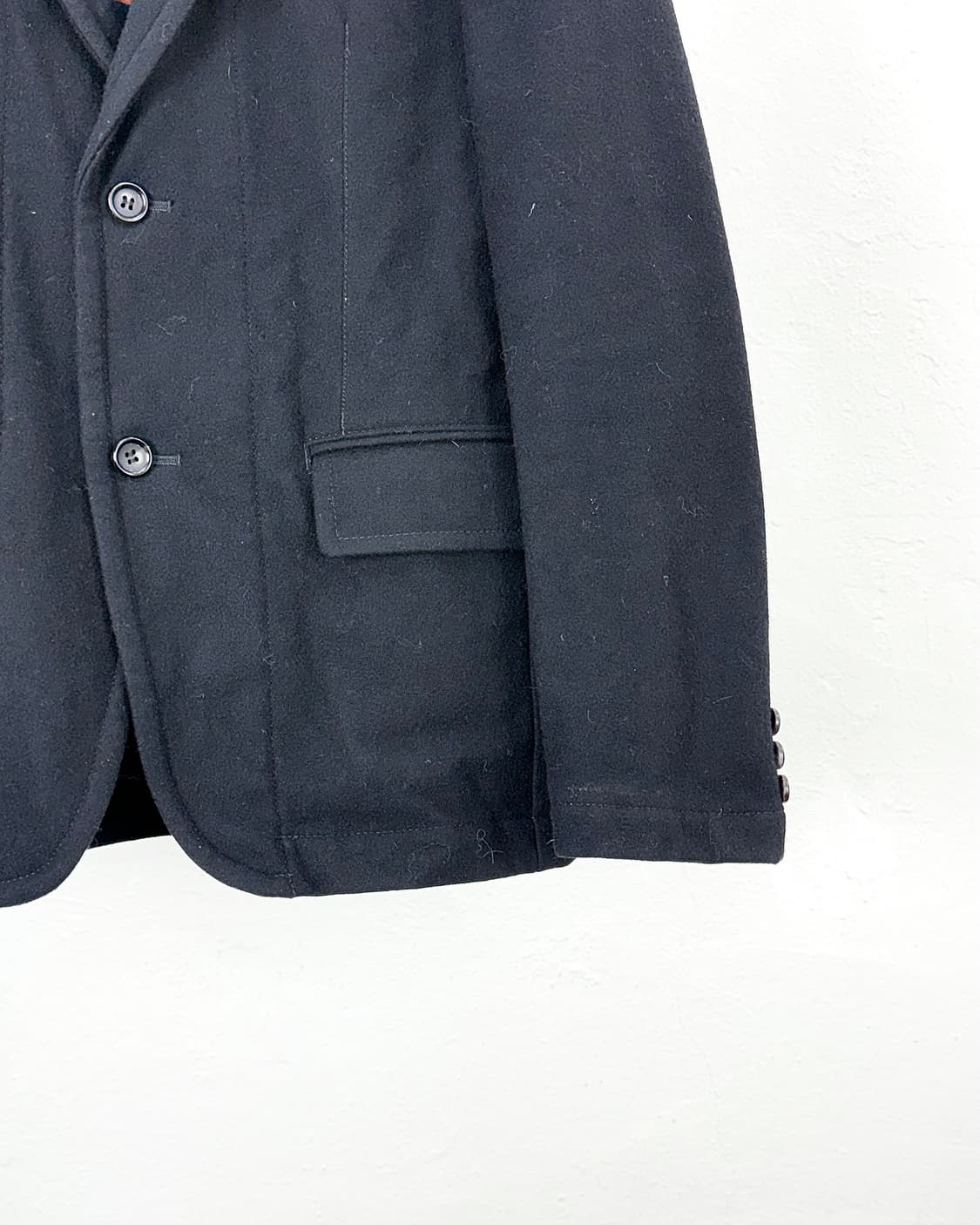 꼼데가르송 옴므 ad 2006 라이닝 풋볼 블랙 2b 블레이저 자켓 상품이미지5