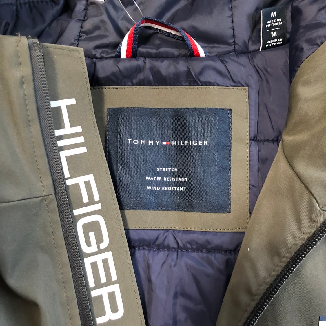 타미힐피거 패딩 자켓 카키  상품이미지6