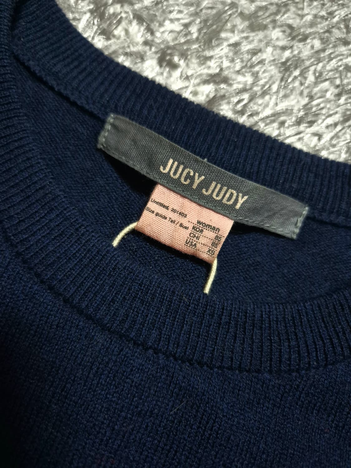 쥬시쥬디네이비니트 여성니트 상품이미지5