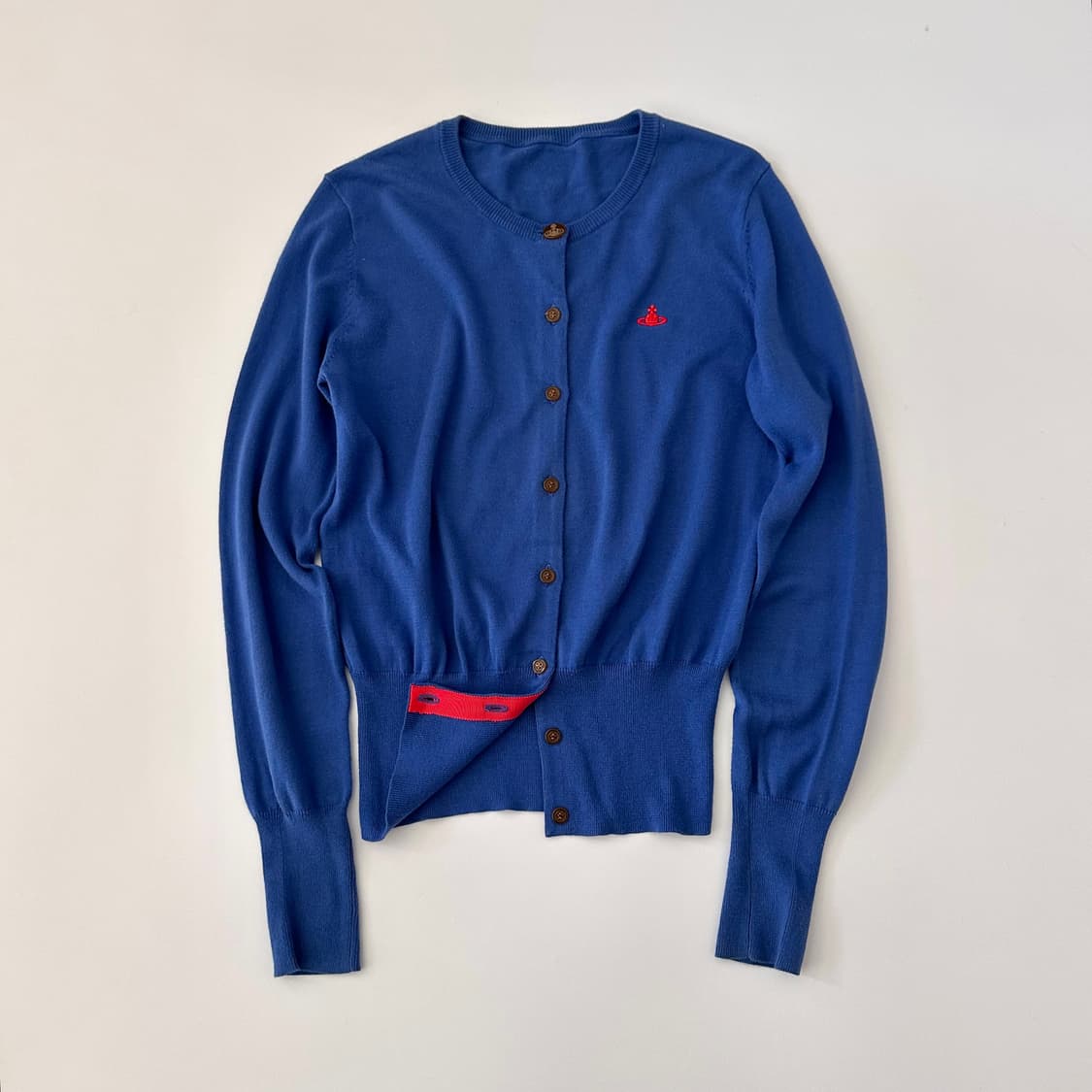 비비안웨스트우드 레드라벨 orb로고 가디건 상품이미지1