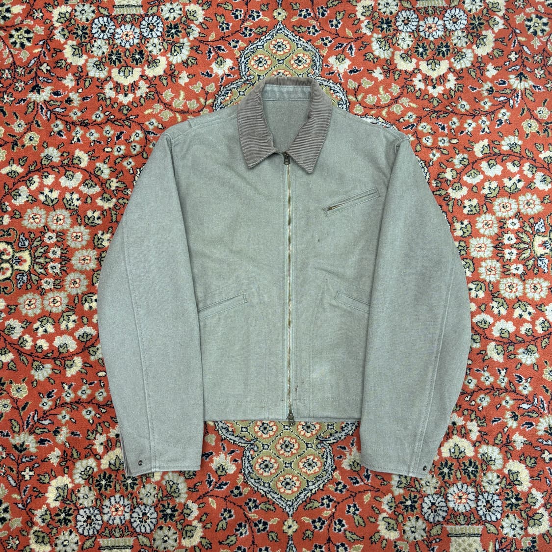 [M] 라퍼지스토어 워크 자켓 카키 그레이 상품이미지1