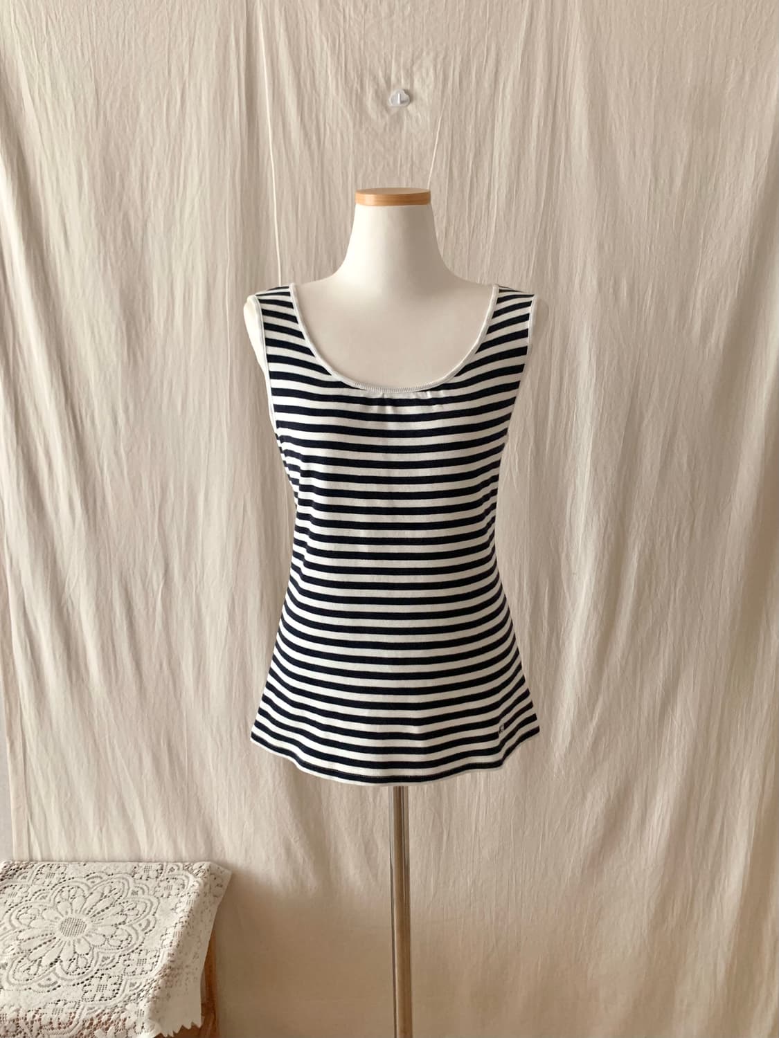 네이비 스트라이프 나시 상품이미지3