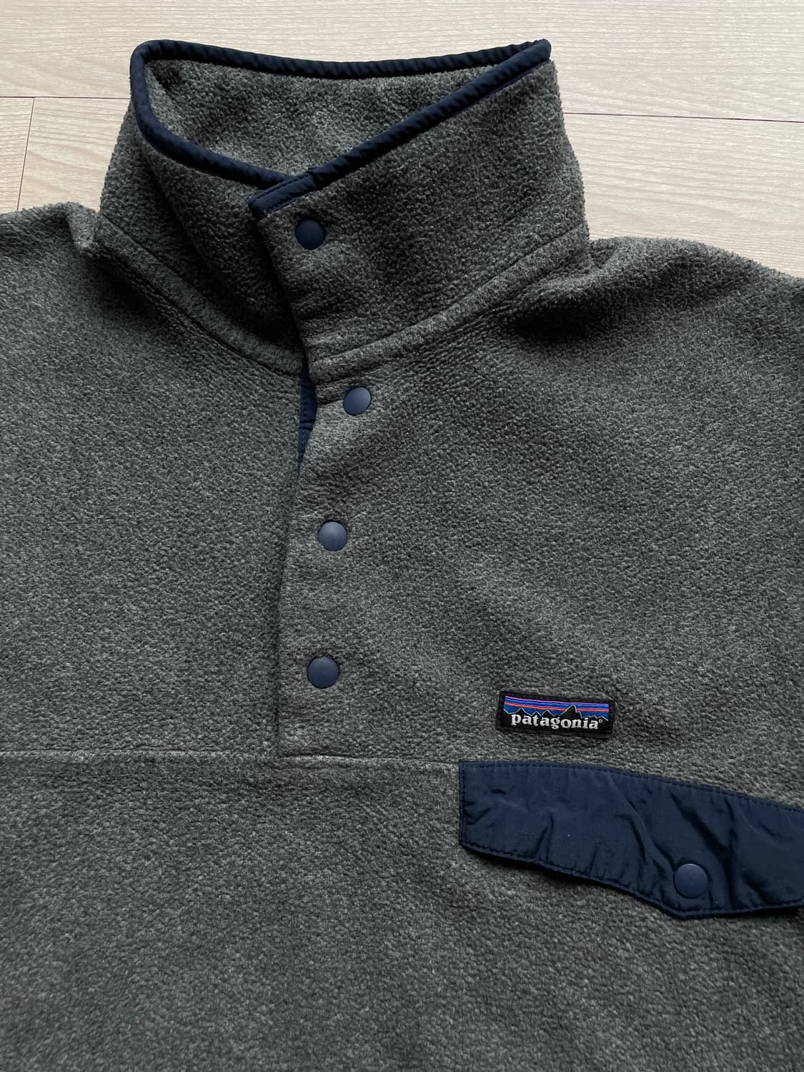 파타고니아 신칠라 니켈 네이비 그레이 플리스 patagonia 상품이미지4