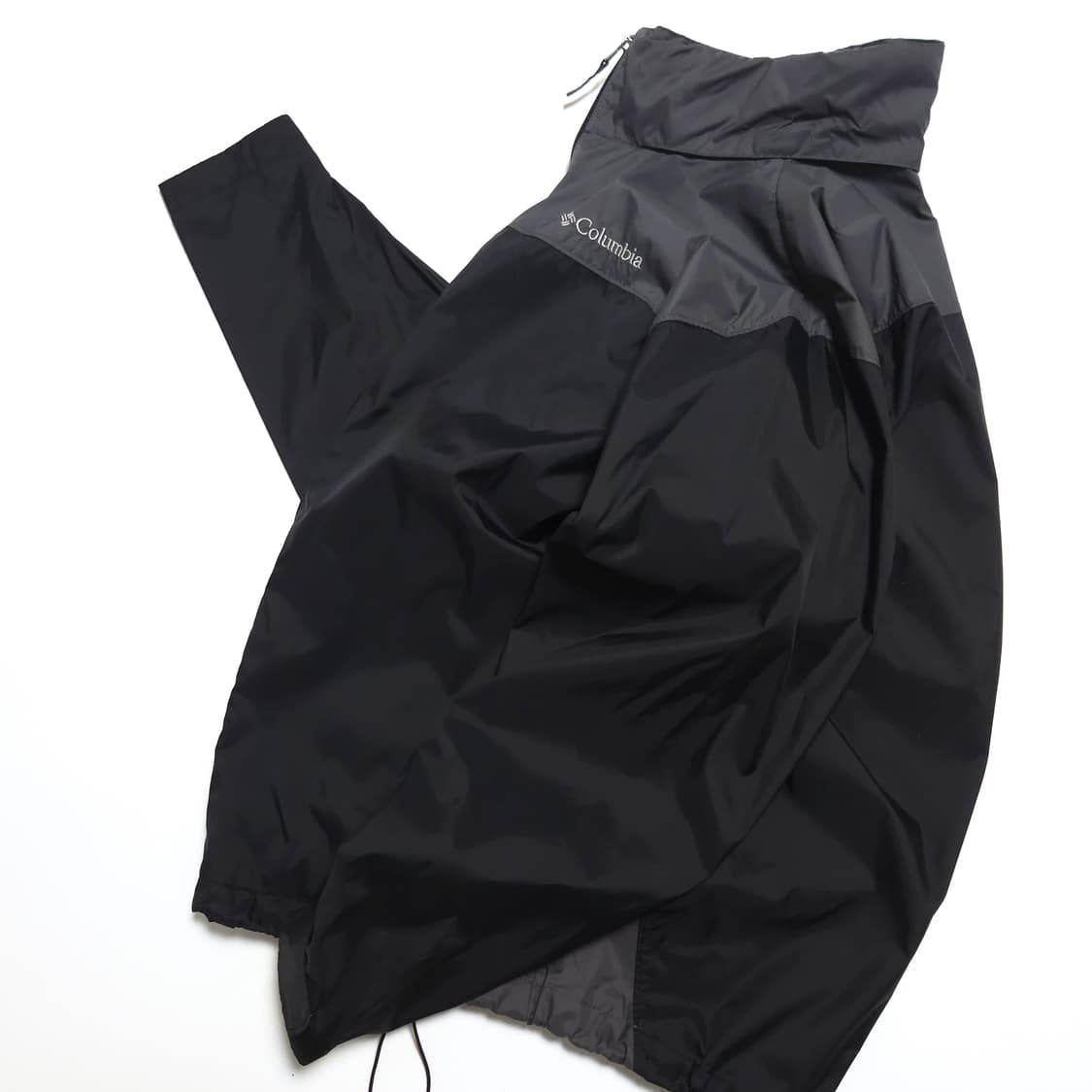 컬럼비아 나일론쉘 고프코어 바람막이 자켓 블랙그레이 상품이미지4