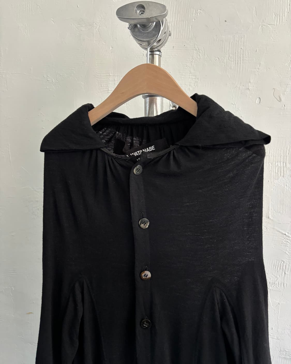 Junya Watanabe 준야와타나베 카라 버튼 롱 가디건 상품이미지5