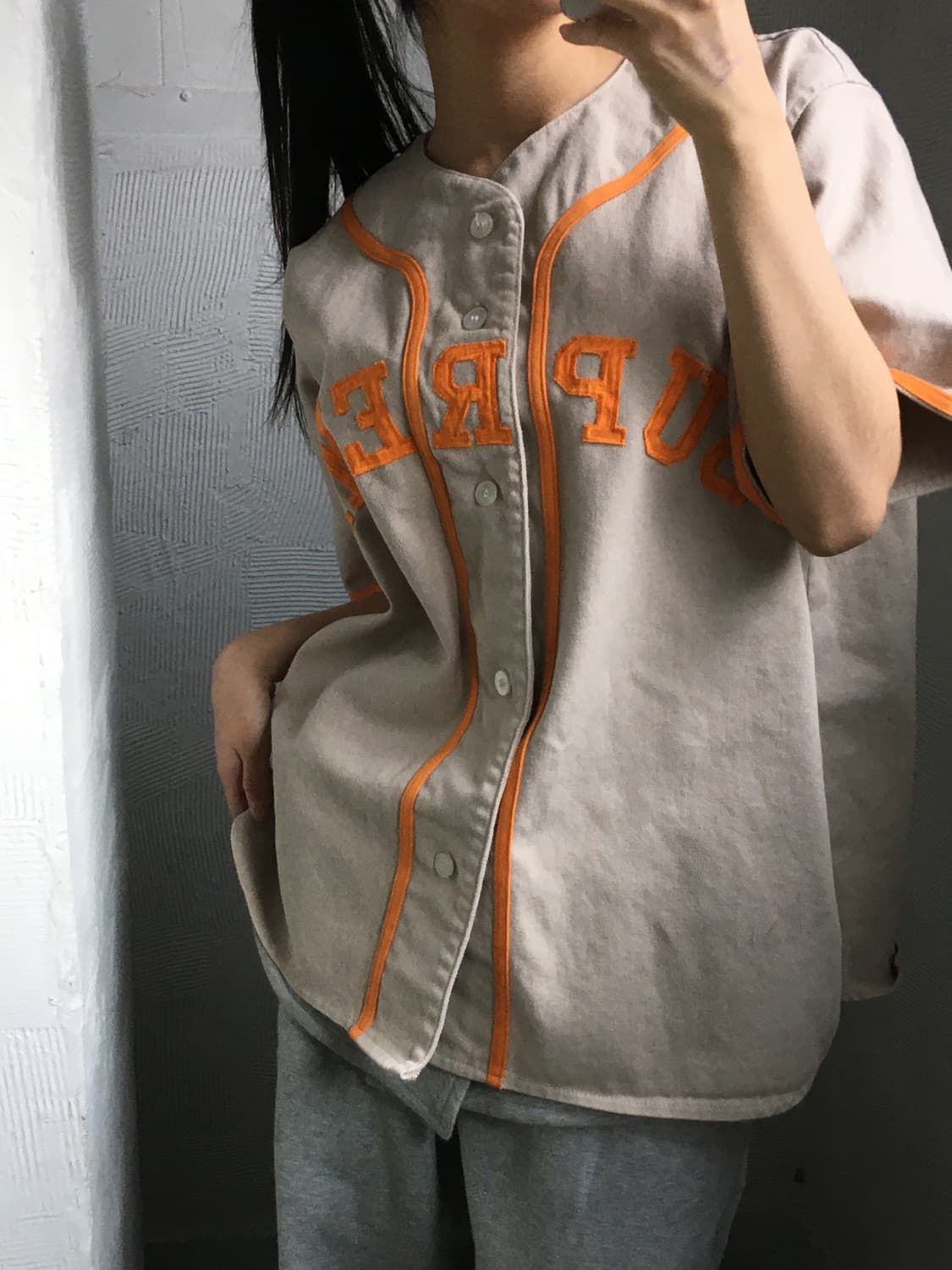 Supreme 슈프림 97s 트윌 코튼 베이스볼 셔츠 상품이미지2