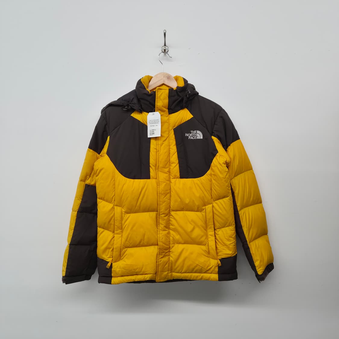 노스페이스 700 옐로우/브라운 패딩 남성 M 상품이미지1