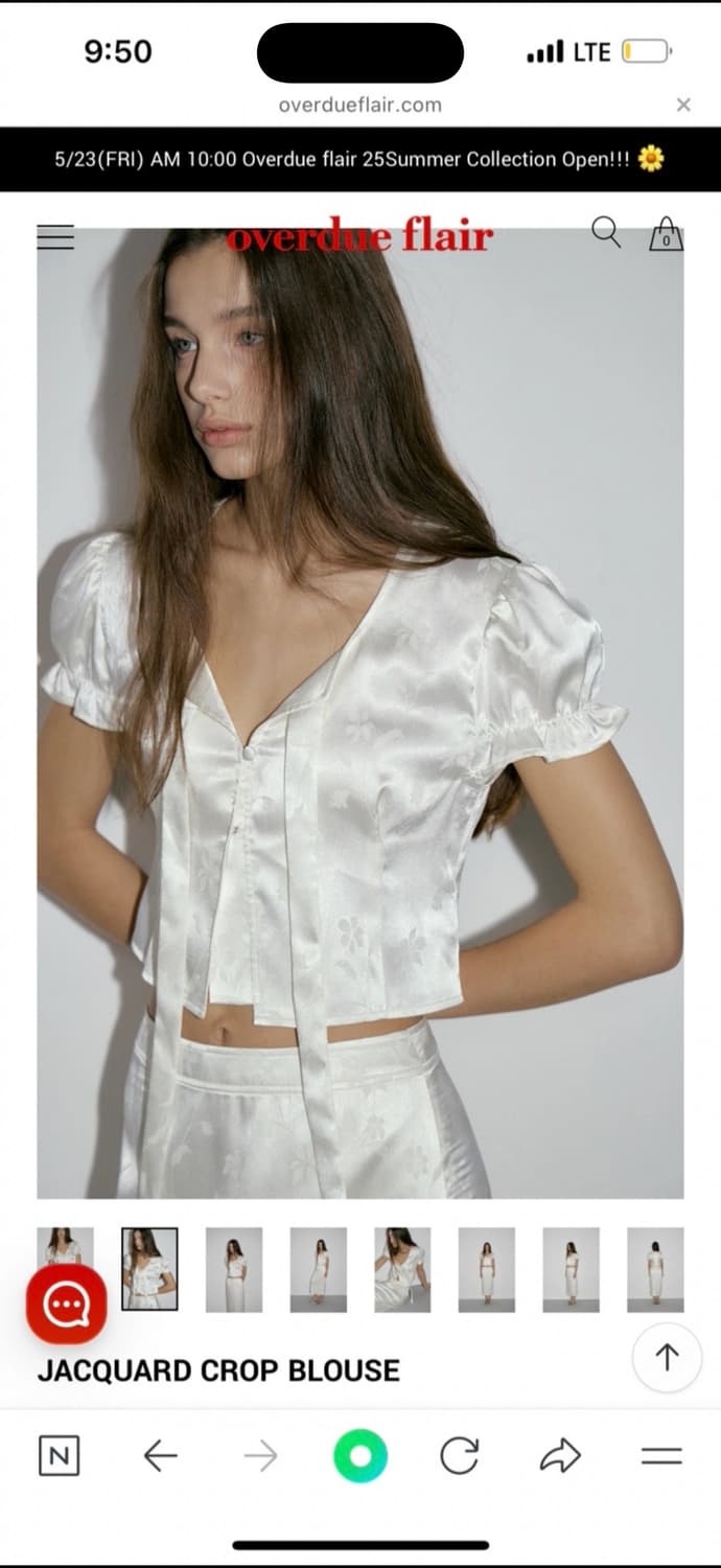 오버듀플레어 블라우스 상품이미지1