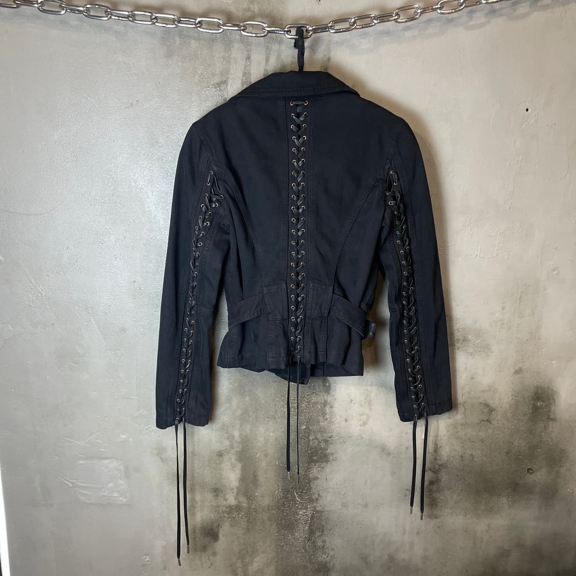 알렉산더 맥퀸 본디지 코튼 라이더 상품이미지7