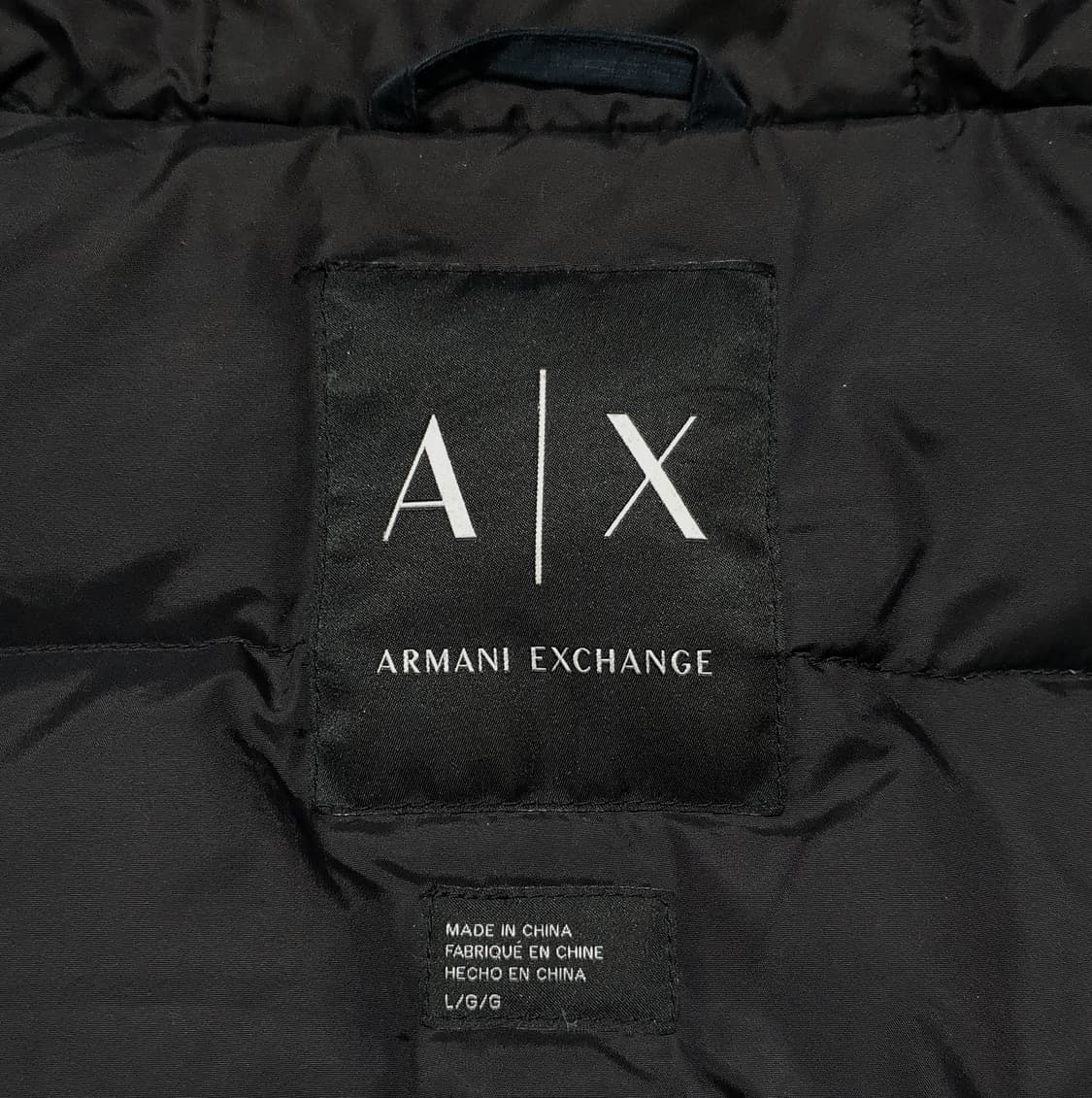 아르마니 익스체인지 후드 다운 메탈릭 L (100-105) 알마니 상품이미지9
