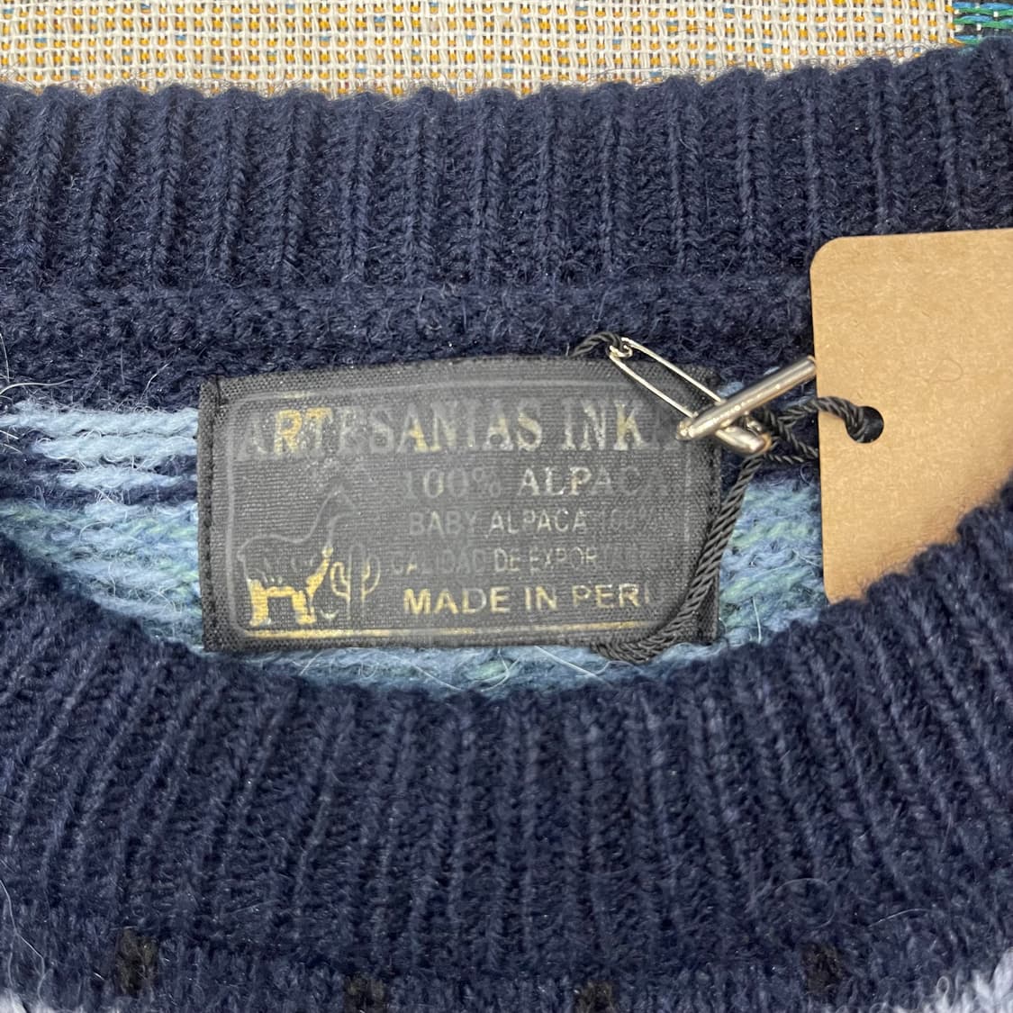 90's 100% ALPACA  sweater 상품이미지2