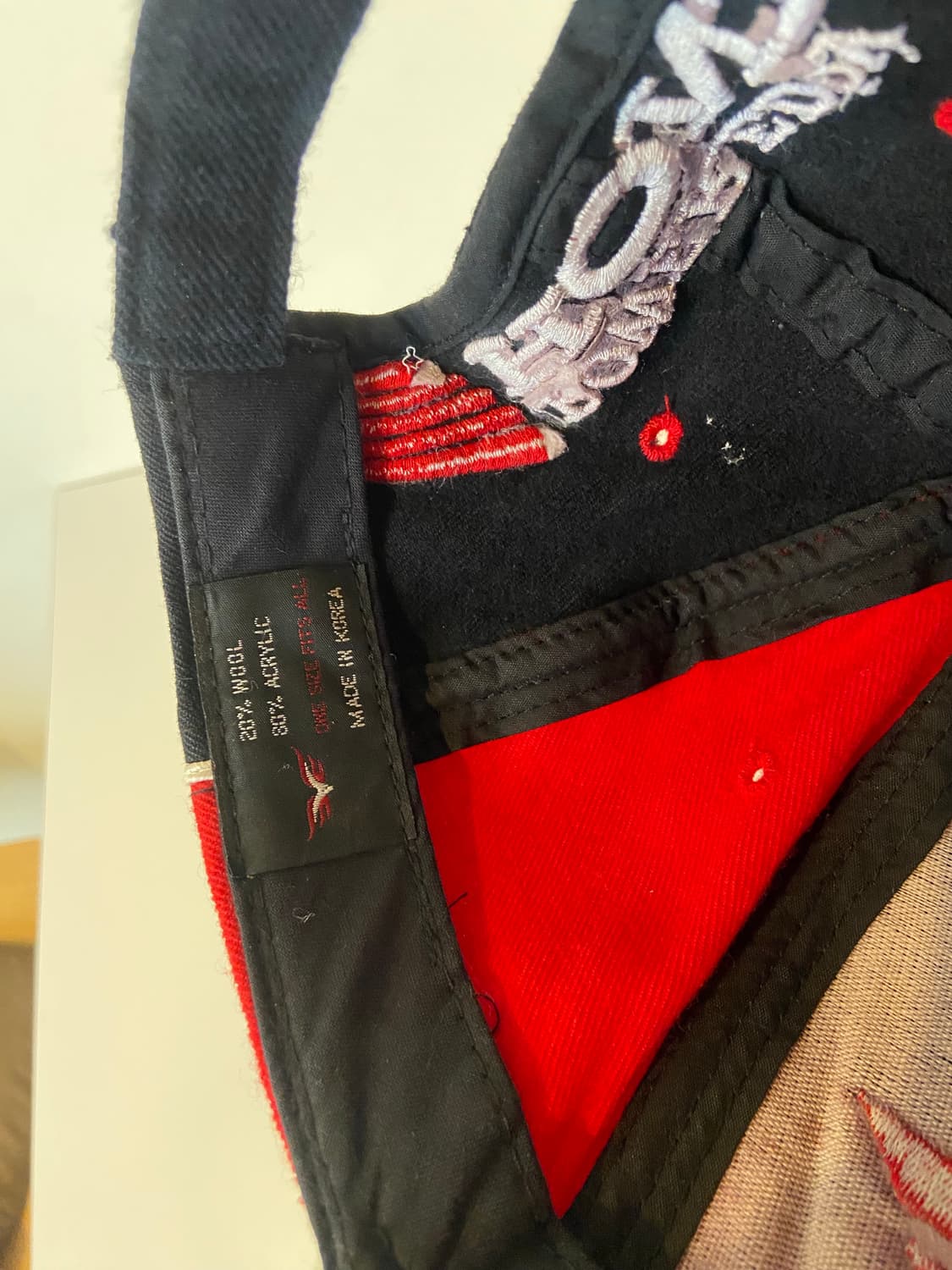 혼다 HONDA 볼캡 모자 블랙/레드 상품이미지8