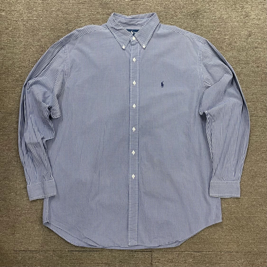 (XL) POLO 폴로 랄프로렌 체크 셔츠 블레이크 상품이미지1