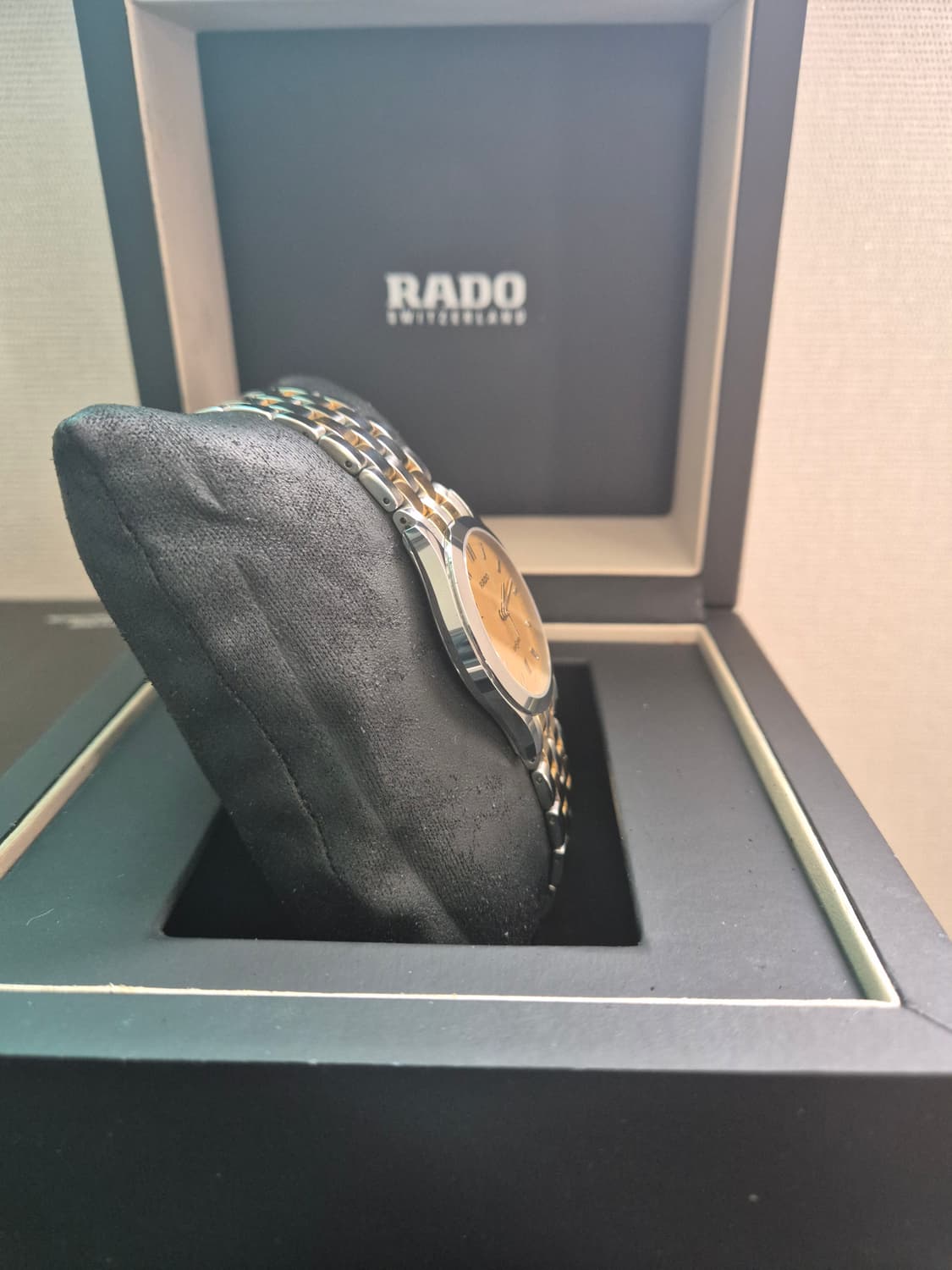 RADO DiaStar 골드 콤비 쿼츠 시계 (풀세트) 상품이미지4
