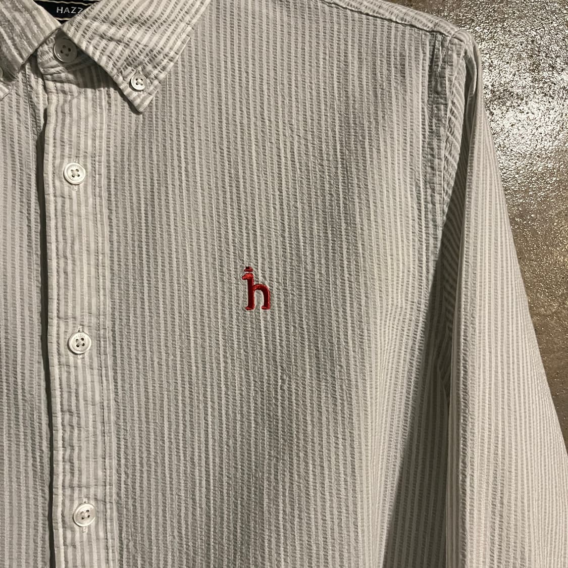 헤지스 스트라이프 셔츠 상품이미지2