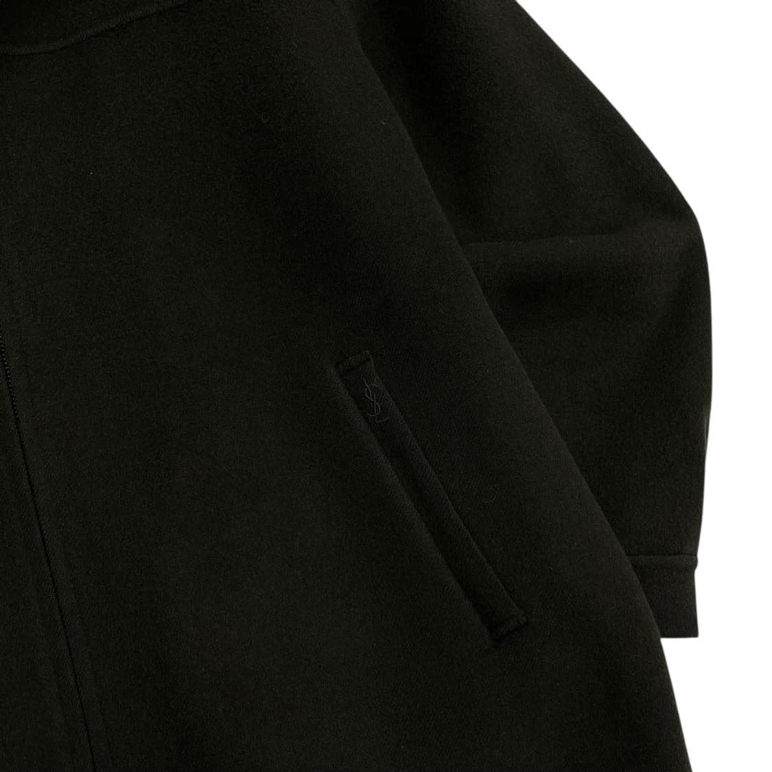 입생로랑 퍼 카라 딥카키 자켓 상품이미지6