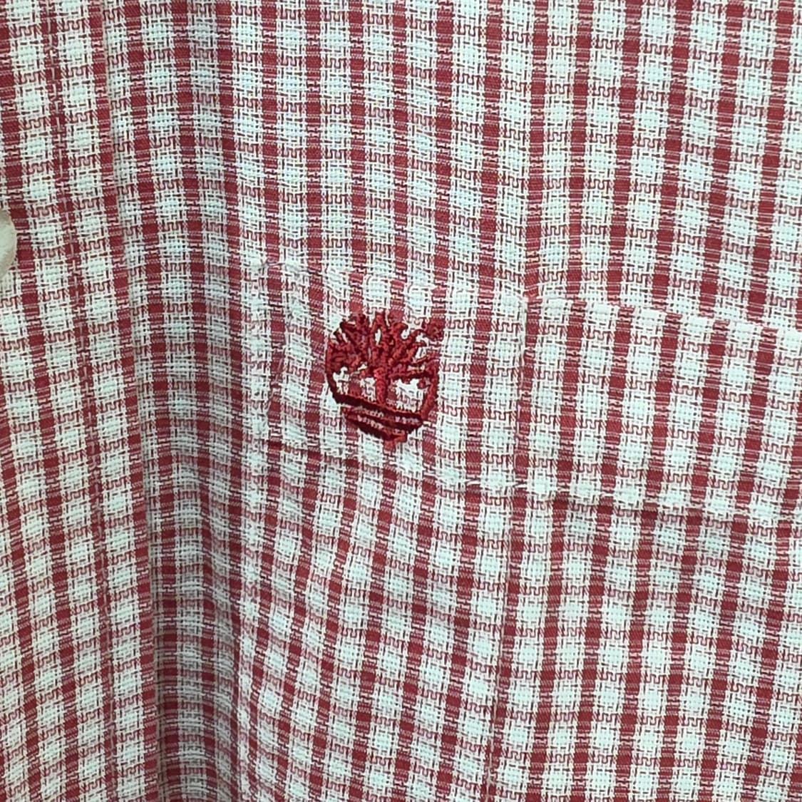 팀버랜드 반팔 체크셔츠- 95-100정도 상품이미지3