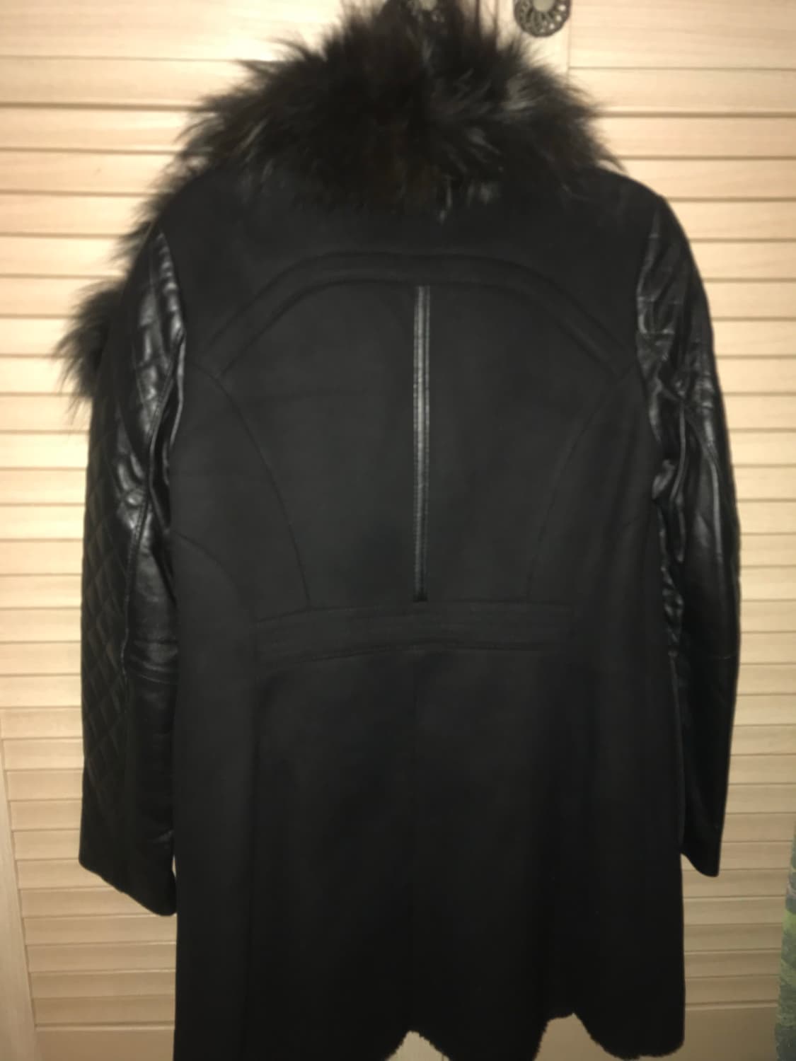 빈티지 퀄팅 퍼 코트 상품이미지3