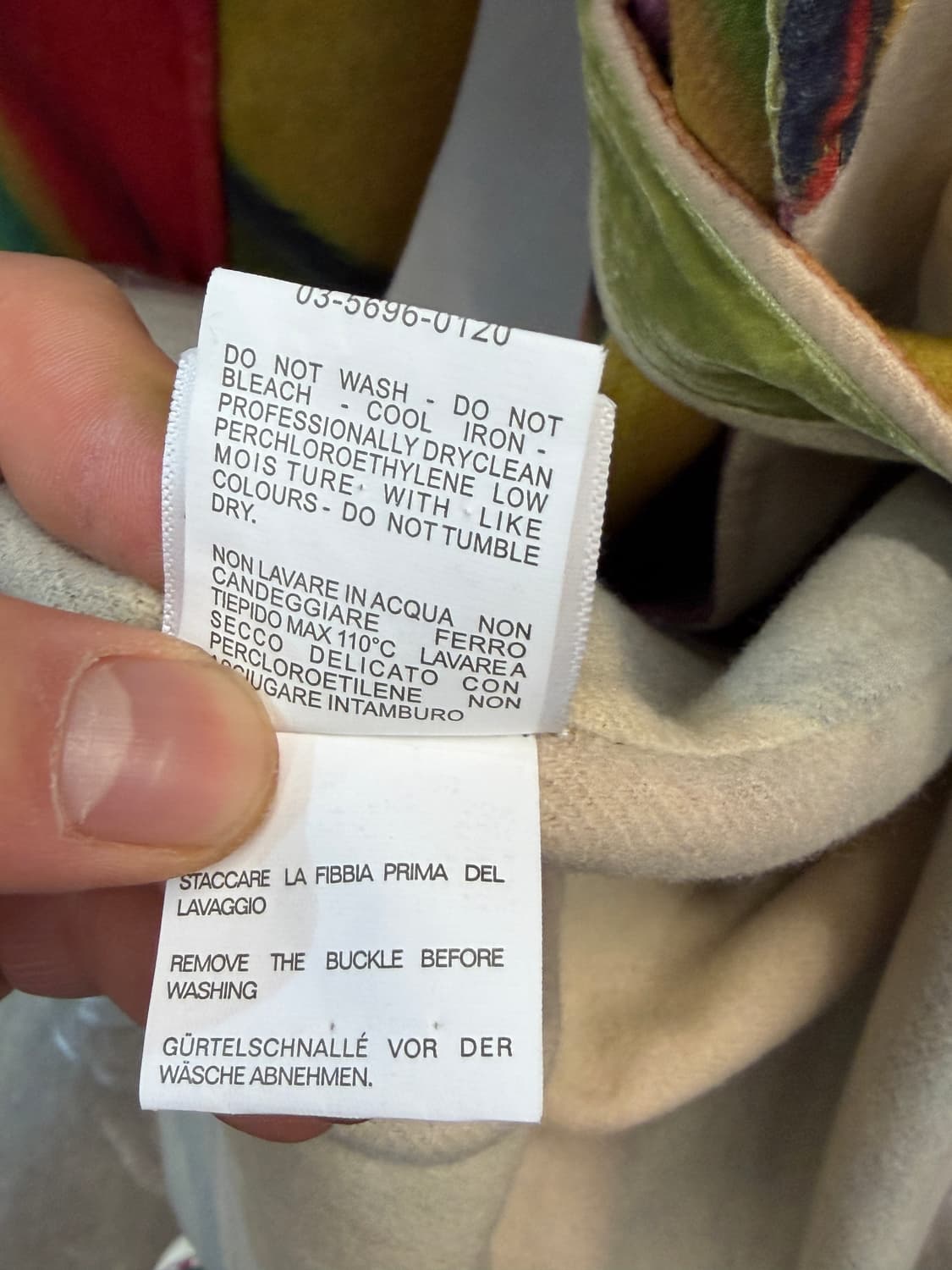 Christian Lacroix 패턴 롱 코트 38 상품이미지7