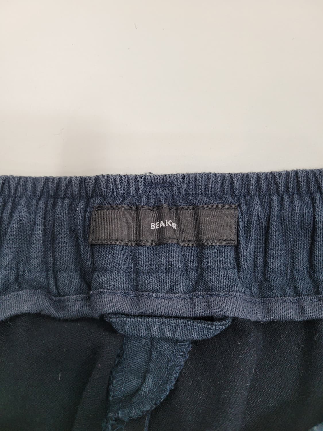 BEAKER 21FW 비이커 배기핏 스트링 팬츠 / 78 네이비 상품이미지8