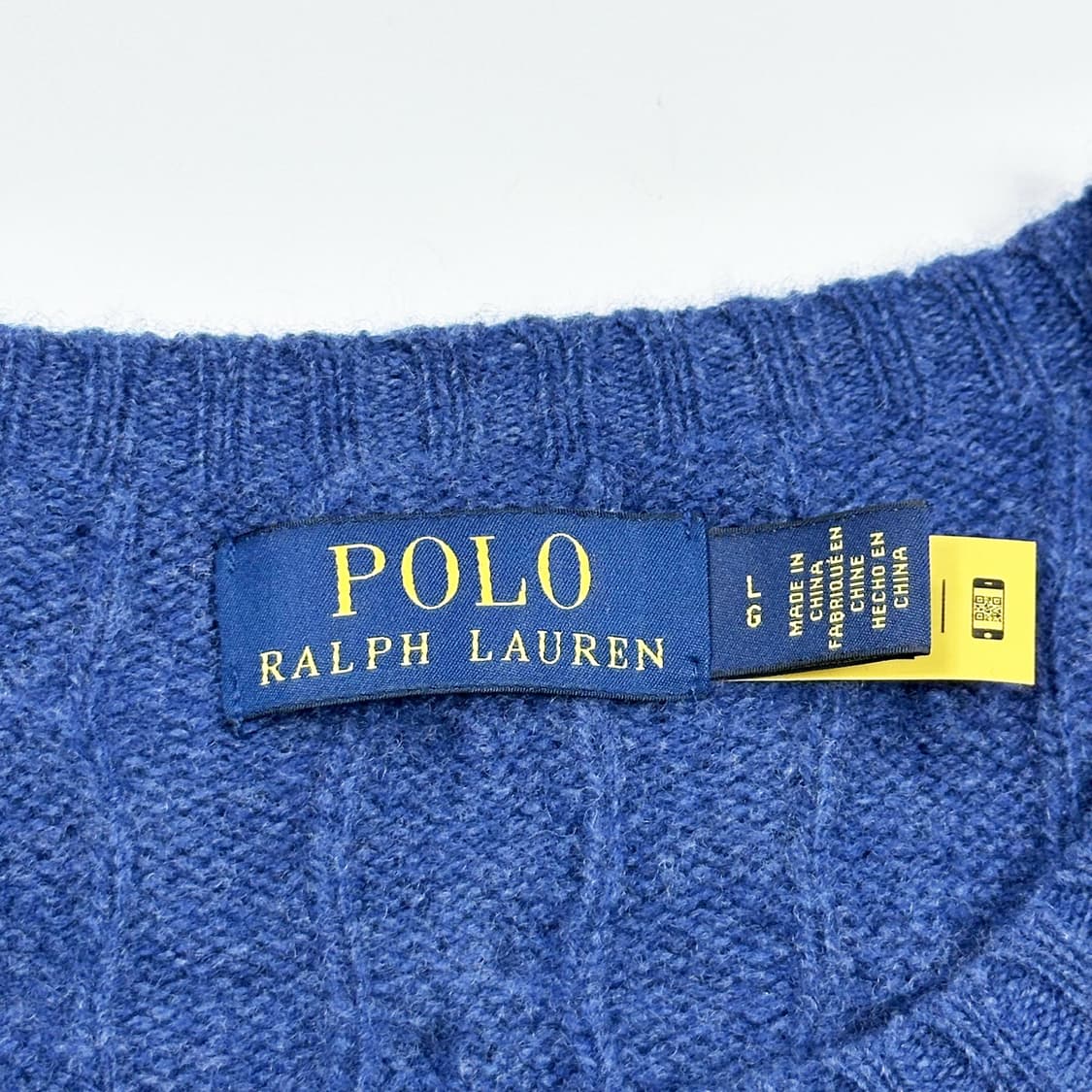 폴로 랄프로렌 클래식 캐시미어 케이블 니트 L 상품이미지6