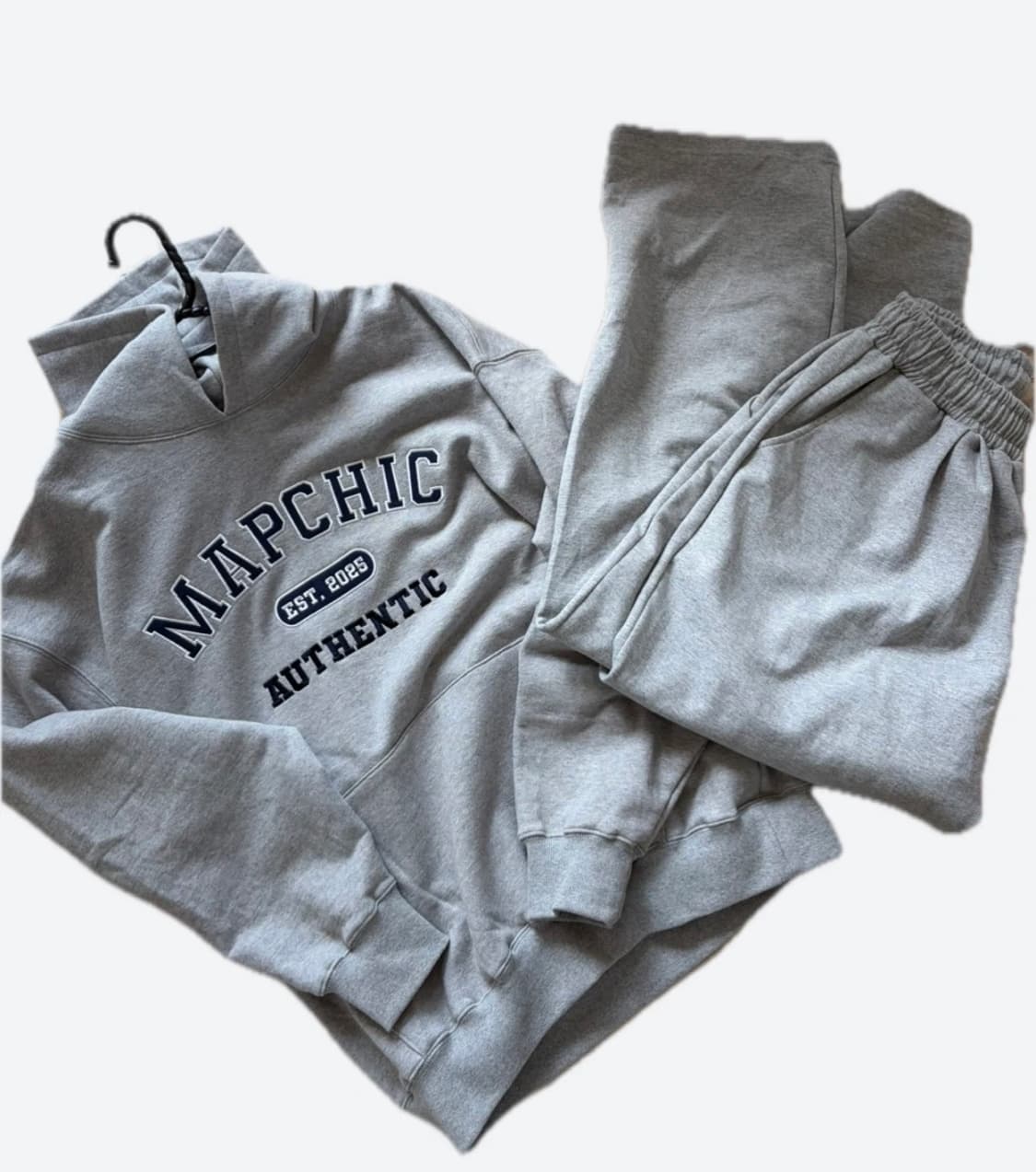 리브레너무신사팬츠 & 맵시크 후드티 세트 투피스 공용가능 🩶반택포 상품이미지1