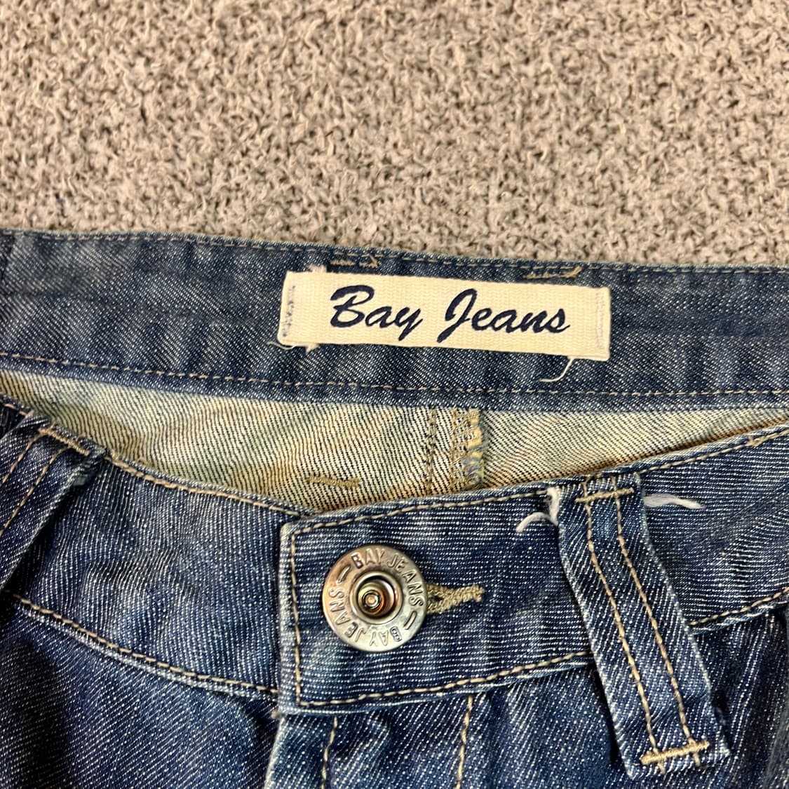 Vintage 빈티지 데님 카고 팬츠 상품이미지4