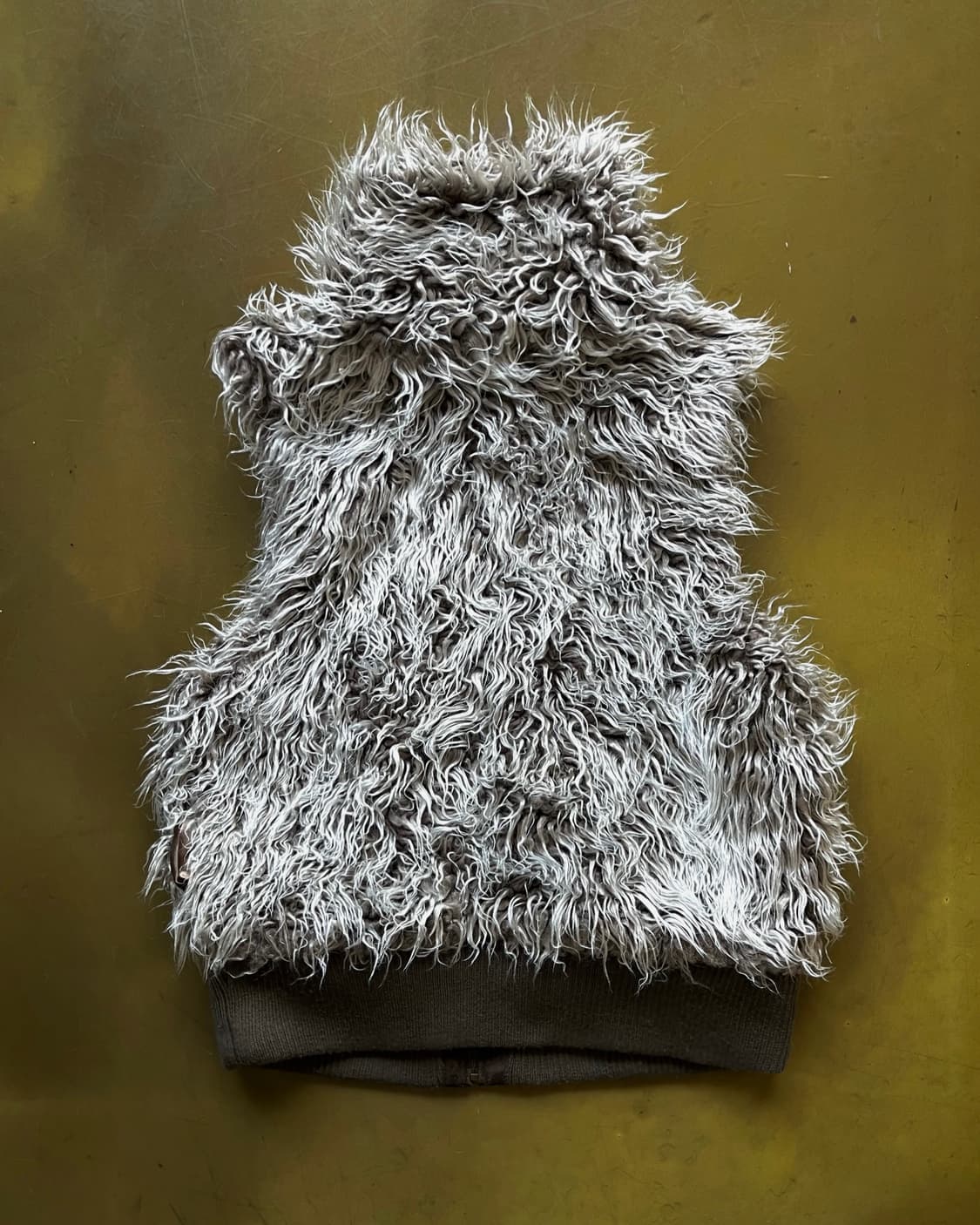 WEARS Inc. High Neck Shaggy Fur Vest 상품이미지8