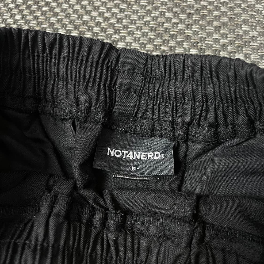 (밴딩) 낫포너드 블랙 카고 버뮤다 하프 팬츠 M 상품이미지3