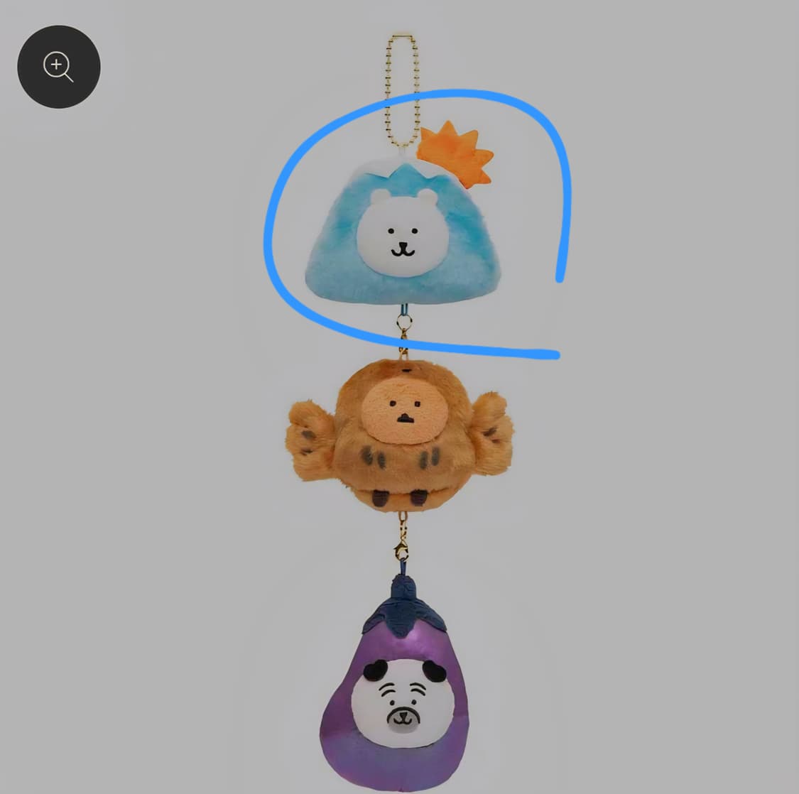 농담곰 인형 후지산 신년새해 키링 나가노 상품이미지3