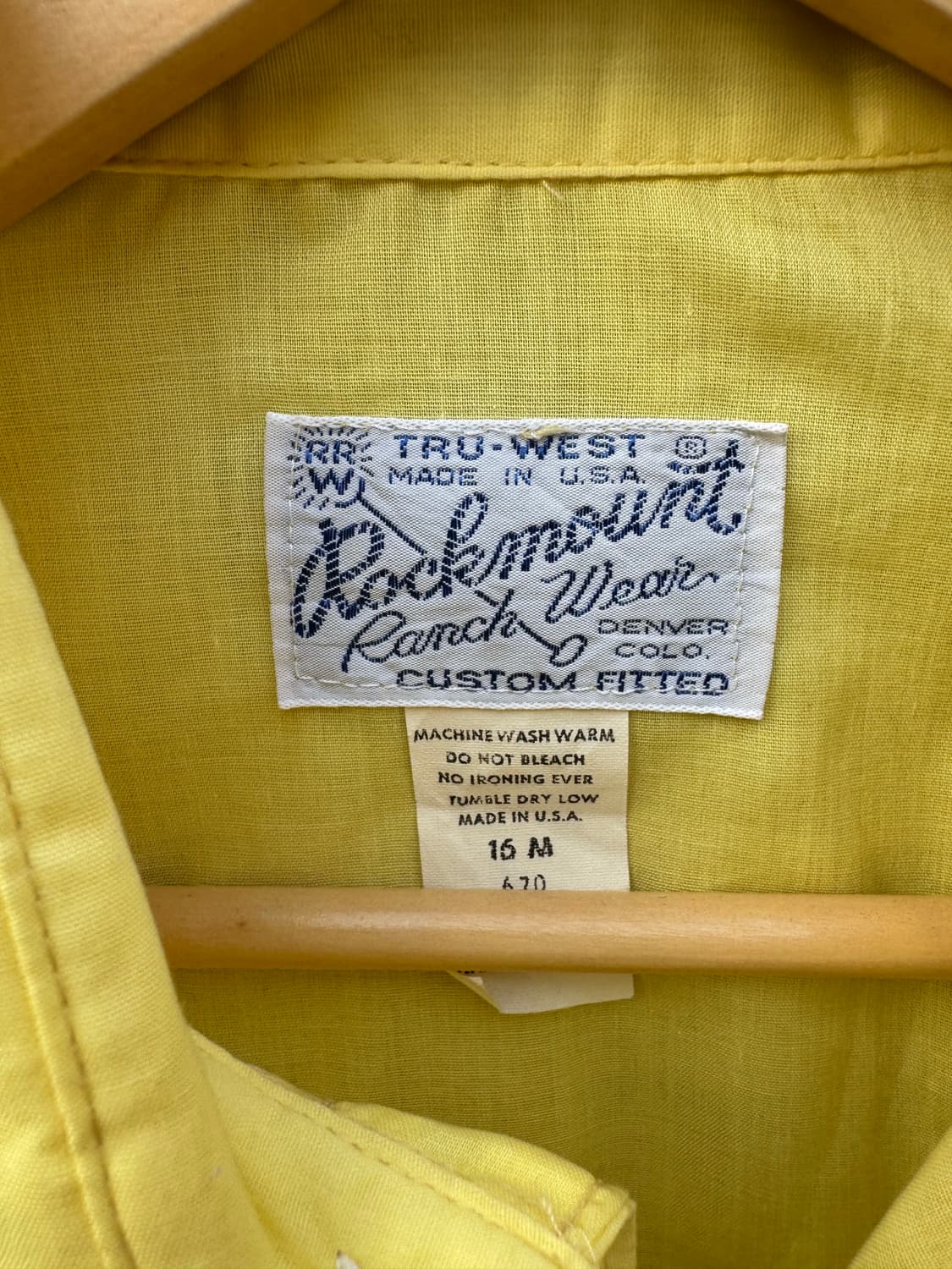 70~80s 락마운트 빈티지 스티치 포인트 웨스턴 셔츠 상품이미지5