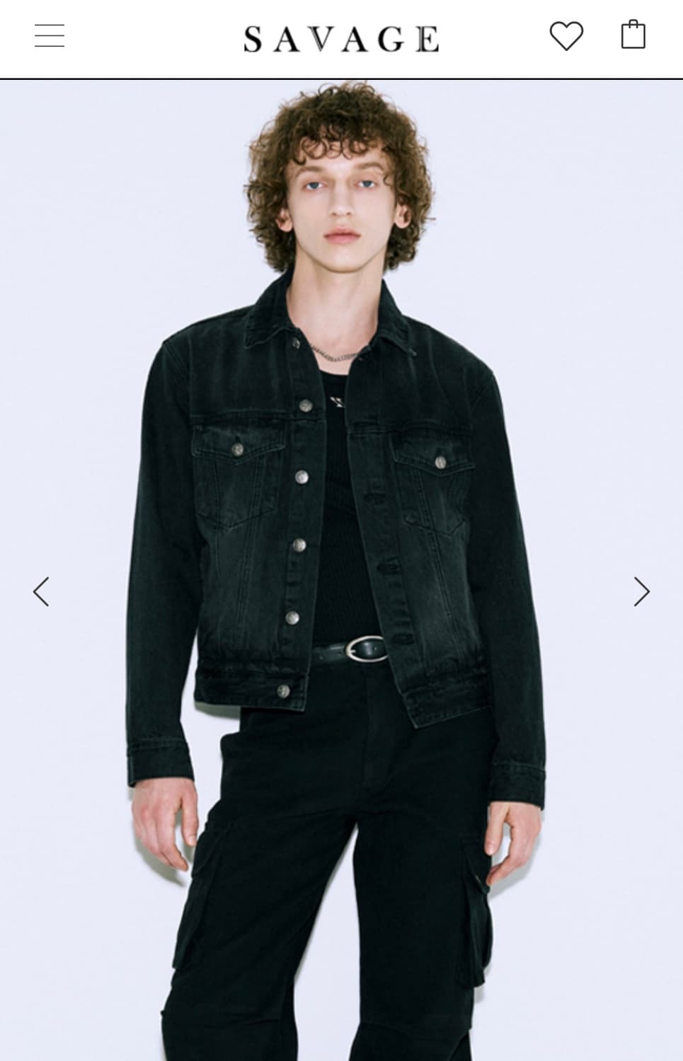 SAVAGE Denim Trucker Jacket 상품이미지1