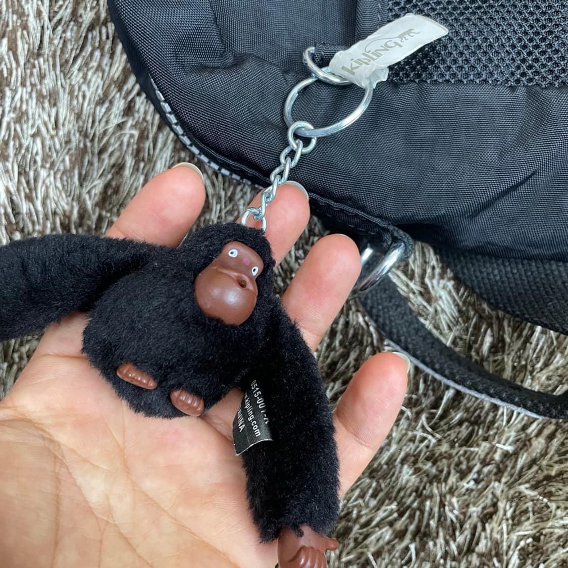 키플링 kipling 블랙 로고 메쉬 보스턴백 숄더백 상품이미지7