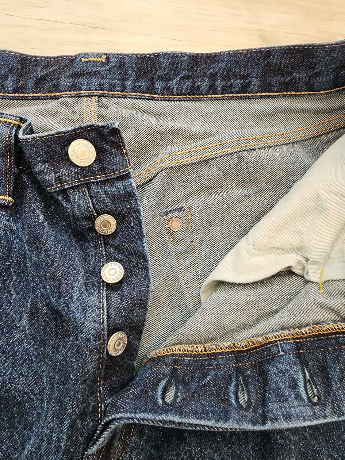 BRONSON 브론슨 셀비지 데님 팬츠 (32~33)사이즈 생지 청바지 상품이미지5