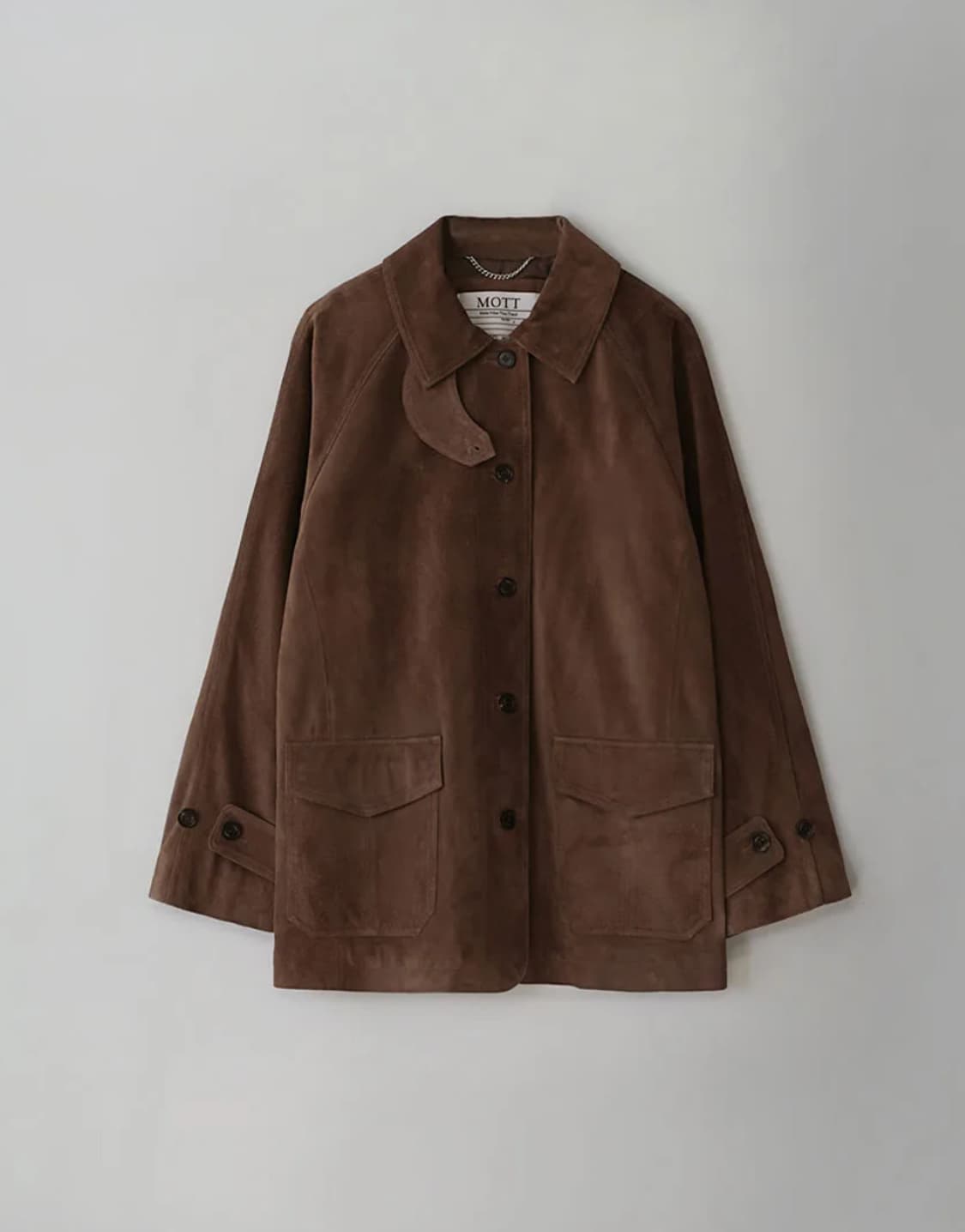 Mott 모트 리얼스웨이드 하프 자켓  상품이미지1