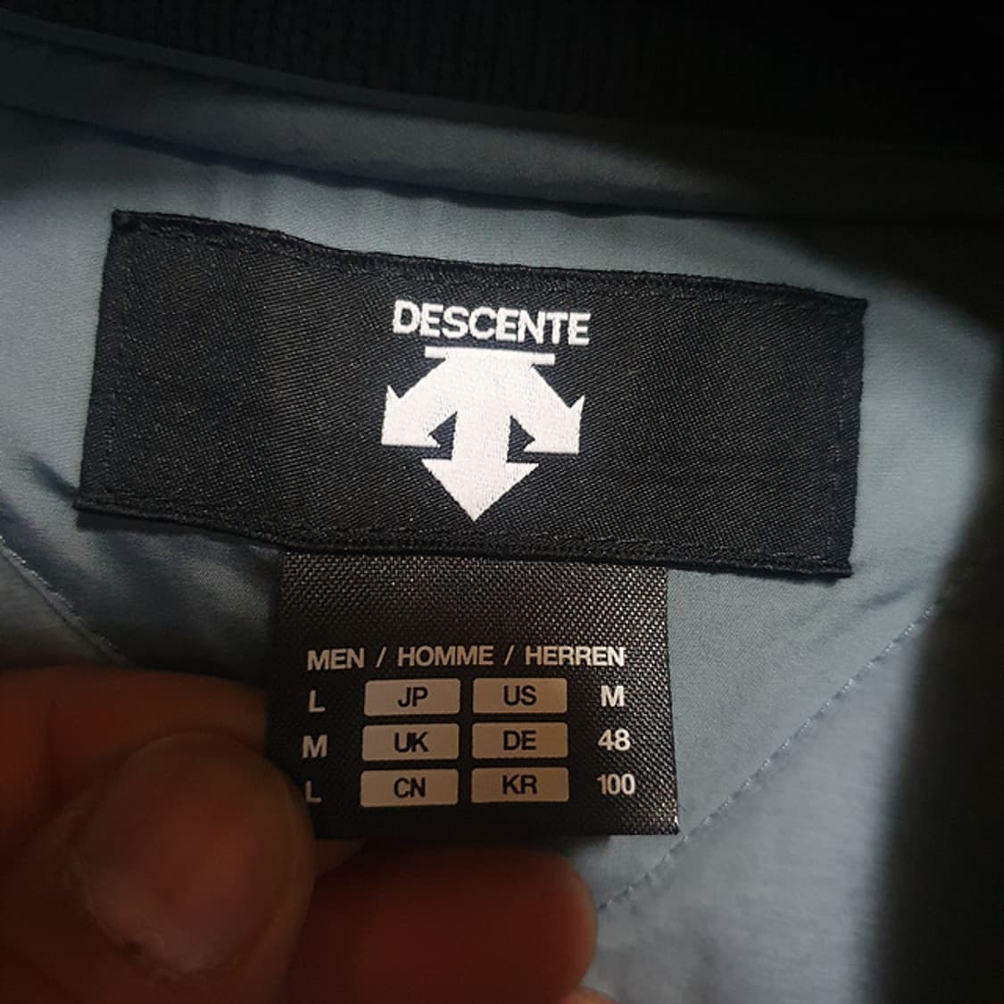 데상트 경량 점퍼 100 상품이미지3