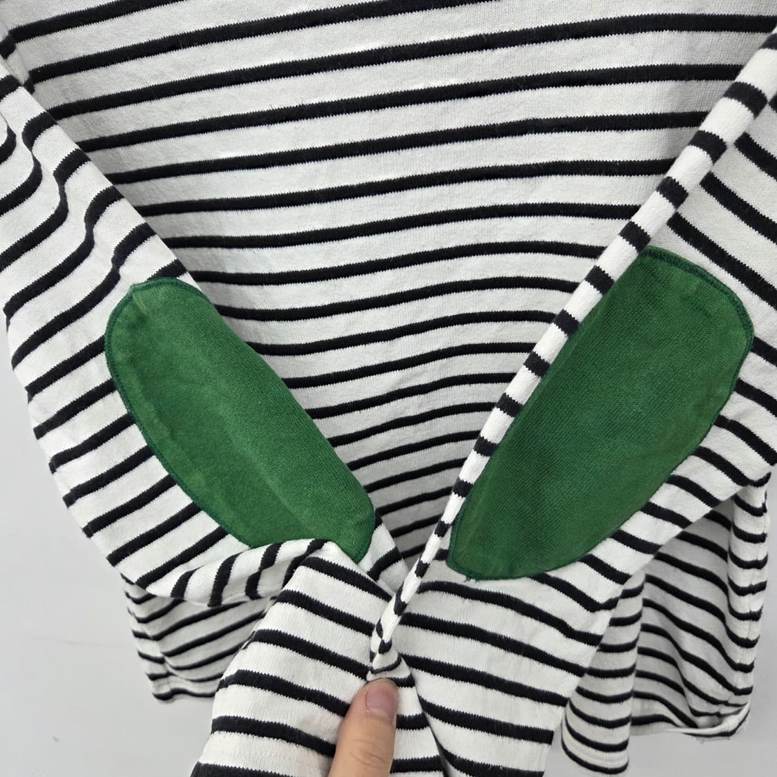 빔즈 스트라이프 긴팔 티셔츠 여m 상품이미지3