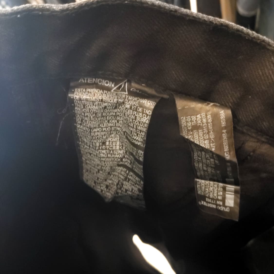 자라 투턱 와이드 테이퍼드 팬츠 상품이미지4