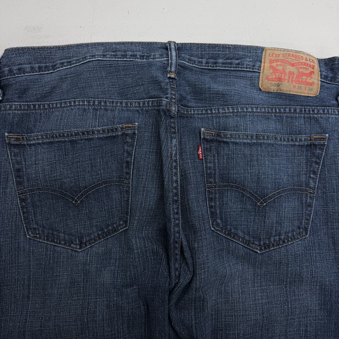 리바이스 569 새깅 워싱 스케이터 와이드 데님팬츠 상품이미지5
