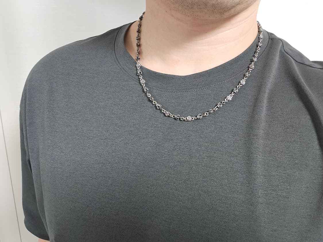 저스틴 데이비스 실버 목걸이 상품이미지6