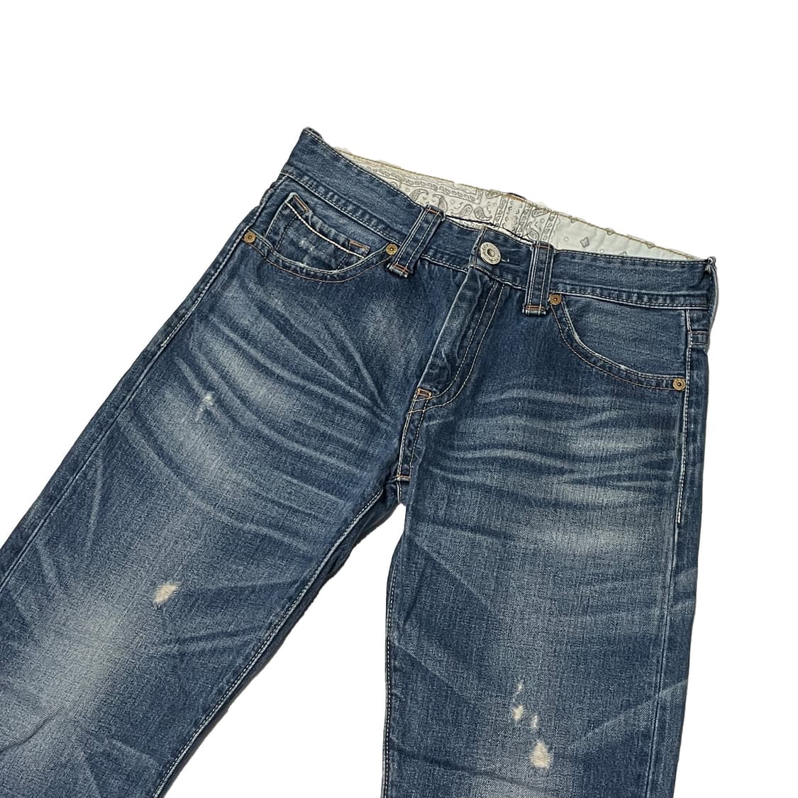 리바이스 523 페인티드패치 워싱 청바지 상품이미지3