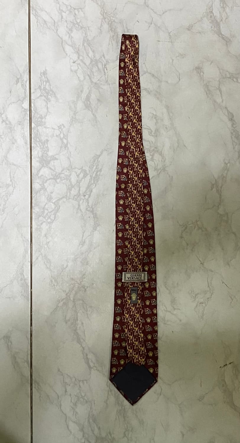 베르사체 패턴 빈티지 넥타이 상품이미지3