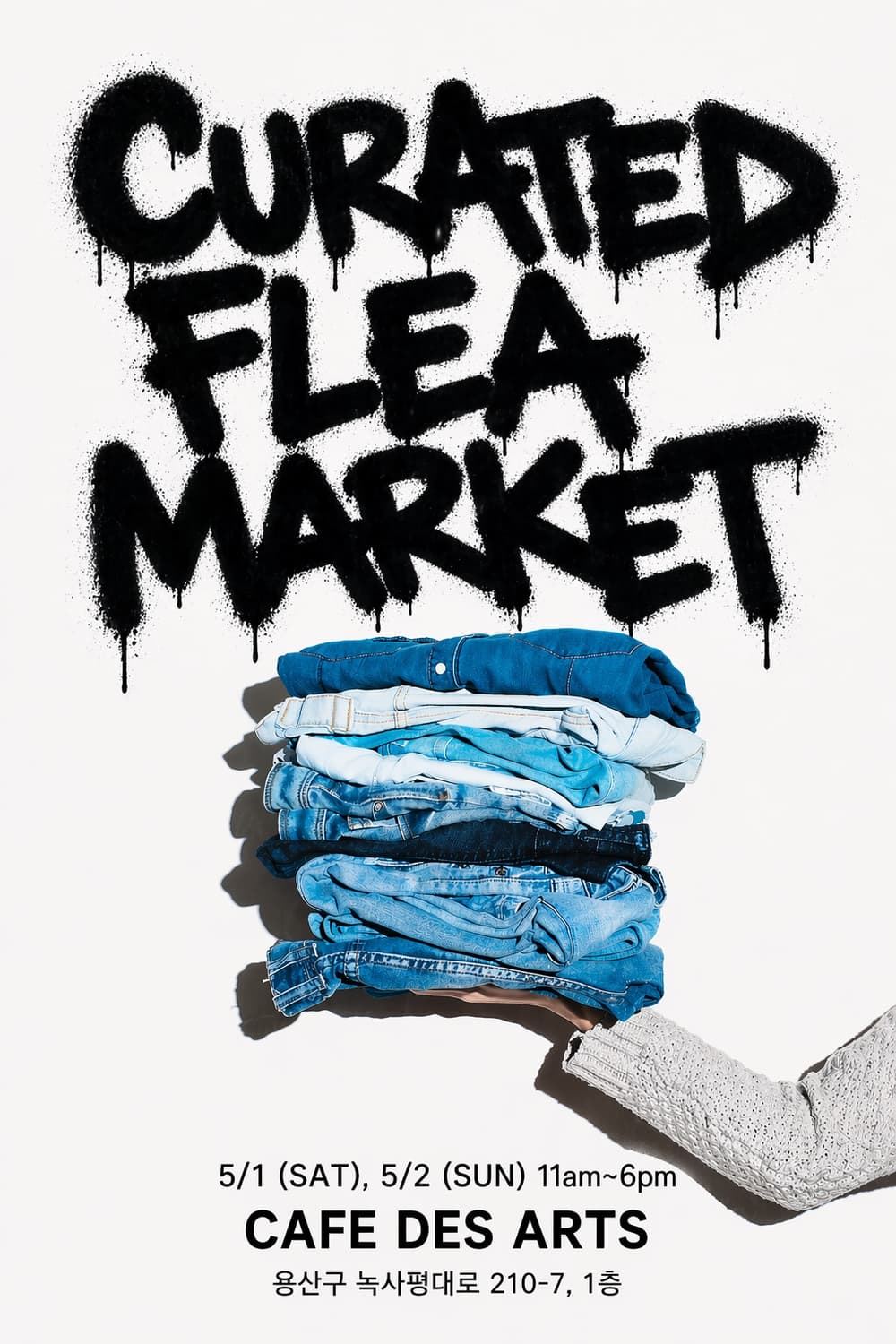 [5/1-5-2] 큐레이티드 플리마켓_녹사평 카페데자르 플리마켓 상품이미지1