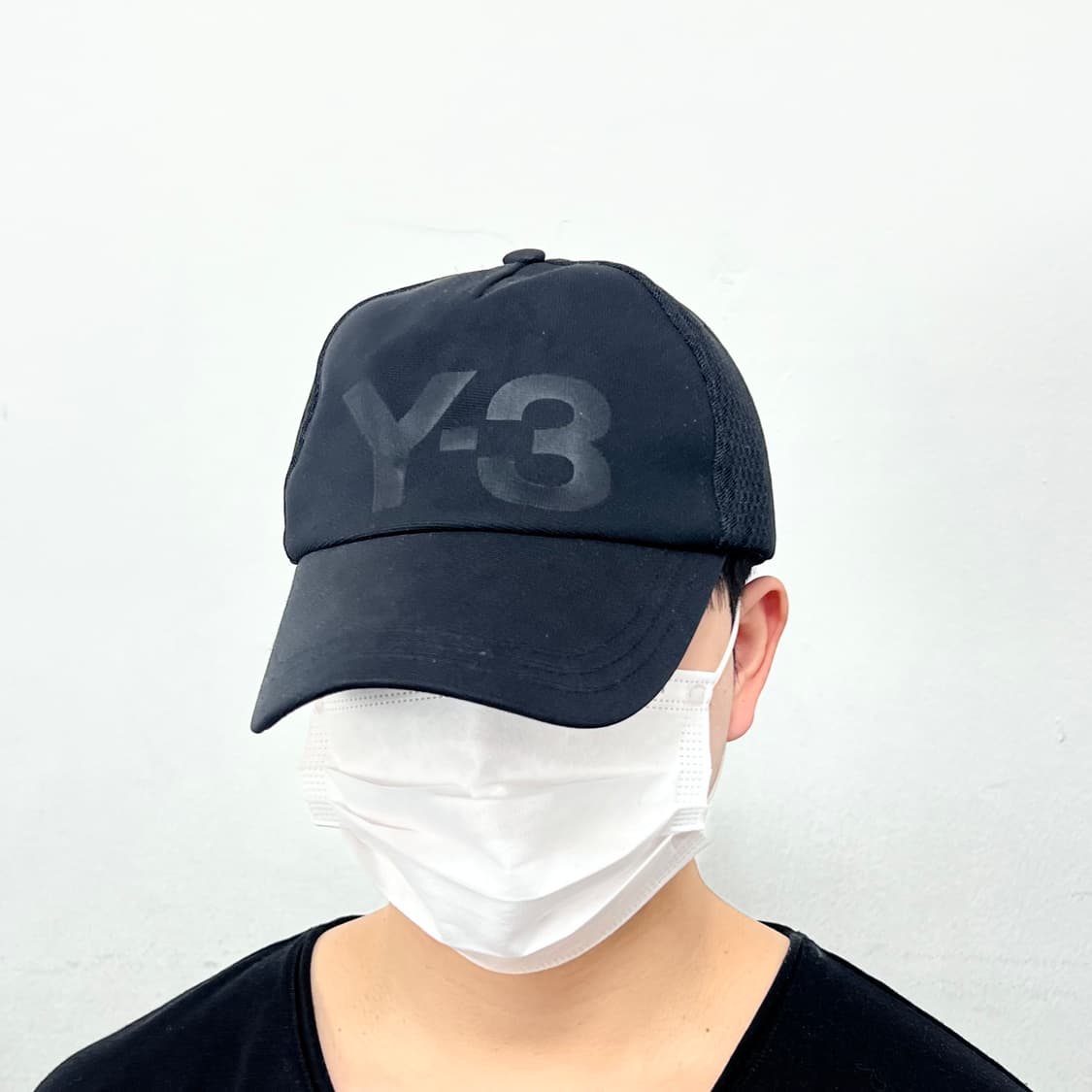 Y-3 로고 볼캡 블랙 상품이미지2
